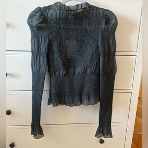 & Other Stories Gothic Mesh Shirt / 0